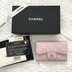 ❌SOLD❌ Brand New Chanel Flap Card Holder Pink SHW